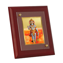 Load image into Gallery viewer, DIVINITI Hanuman Gold Plated Wall Photo Frame, Table Decor| MDF 2 Wooden Wall Photo Frame and 24K Gold Plated Foil| Religious Photo Frame Idol For Pooja, Gifts Items (20.0CMX16.0CM)
