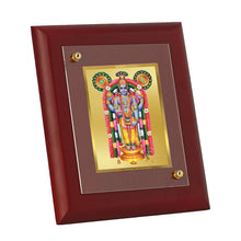 Load image into Gallery viewer, DIVINITI Guruvayurappan Gold Plated Wall Photo Frame, Table Decor| MDF 2 Wooden Wall Photo Frame and 24K Gold Plated Foil| Religious Photo Frame Idol For Pooja, Gifts Items (20.0CMX16.0CM)
