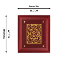 Load image into Gallery viewer, Diviniti 24K Gold Plated FLORAL-1 Wall Hanging for Home| MDF Size 2 Photo Frame For Wall Decoration| Wall Hanging Photo Frame For Home Decor, Living Room, Hall, Guest Room
