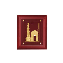 Load image into Gallery viewer, Diviniti 24K Gold Plated MONUMENTS Wall Hanging for Home| MDF Size 2 Photo Frame For Wall Decoration| Wall Hanging Photo Frame For Home Decor, Living Room, Hall, Guest Room
