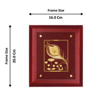 Load image into Gallery viewer, Diviniti 24K Gold Plated PEACOCK FEATHER Wall Hanging for Home| MDF Size 2 Photo Frame For Wall Decoration| Wall Hanging Photo Frame For Home Decor, Living Room, Hall, Guest Room
