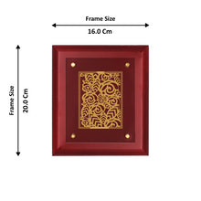 Load image into Gallery viewer, Diviniti 24K Gold Plated FLORAL-2 Wall Hanging for Home| MDF Size 2 Photo Frame For Wall Decoration| Wall Hanging Photo Frame For Home Decor, Living Room, Hall, Guest Room
