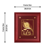 Load image into Gallery viewer, Diviniti 24K Gold Plated PEACOCK FEATHER Wall Hanging for Home| MDF Size 2.5 Photo Frame For Wall Decoration| Wall Hanging Photo Frame For Home Decor, Living Room, Hall, Guest Room
