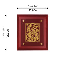 Load image into Gallery viewer, Diviniti 24K Gold Plated FLORAL-2 Wall Hanging for Home| MDF Size 2.5 Photo Frame For Wall Decoration| Wall Hanging Photo Frame For Home Decor, Living Room, Hall, Guest Room
