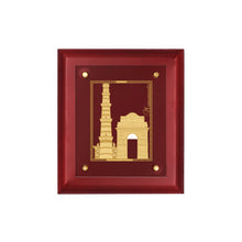Load image into Gallery viewer, Diviniti 24K Gold Plated MONUMENTS Wall Hanging for Home| MDF Size 2.5 Photo Frame For Wall Decoration| Wall Hanging Photo Frame For Home Decor, Living Room, Hall, Guest Room
