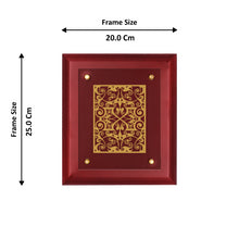 Load image into Gallery viewer, Diviniti 24K Gold Plated FLORAL-1 Wall Hanging for Home| MDF Size 2.5 Photo Frame For Wall Decoration| Wall Hanging Photo Frame For Home Decor, Living Room, Hall, Guest Room
