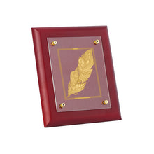 Load image into Gallery viewer, Diviniti 24K Gold Plated FEATHER  Wall Hanging for Home| MDF Size 2.5 Photo Frame For Wall Decoration| Wall Hanging Photo Frame For Home Decor, Living Room, Hall, Guest Room
