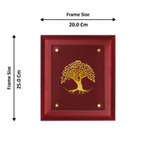Load image into Gallery viewer, Diviniti 24K Gold Plated TREE OF LIFE Wall Hanging for Home| MDF Size 2.5 Photo Frame For Wall Decoration| Wall Hanging Photo Frame For Home Decor, Living Room, Hall, Guest Room
