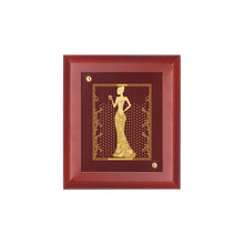 Load image into Gallery viewer, Diviniti 24K Gold Plated LADY FASHION Wall Hanging for Home| MDF Size 1 Photo Frame For Wall Decoration| Wall Hanging Photo Frame For Home Decor, Living Room, Hall, Guest Room (16 × 13 cm)
