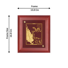 Load image into Gallery viewer, Diviniti 24K Gold Plated MUSICAL NOTE Wall Hanging for Home| MDF Size 1 Photo Frame For Wall Decoration| Wall Hanging Photo Frame For Home Decor, Living Room, Hall, Guest Room (16 × 13 cm)

