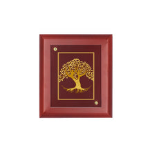 Load image into Gallery viewer, Diviniti 24K Gold Plated TREE OF LIFE Wall Hanging for Home| MDF Size 1 Photo Frame For Wall Decoration| Wall Hanging Photo Frame For Home Decor, Living Room, Hall, Guest Room (16 × 13 cm)
