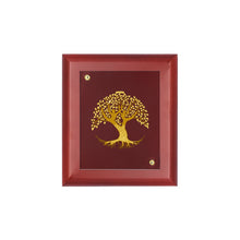 Load image into Gallery viewer, Diviniti 24K Gold Plated TREE OF LIFE 2 Wall Hanging for Home| MDF Size 1 Photo Frame For Wall Decoration| Wall Hanging Photo Frame For Home Decor, Living Room, Hall, Guest Room (16 × 13 cm)
