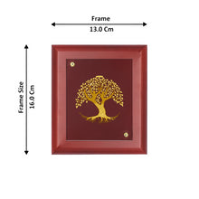 Load image into Gallery viewer, Diviniti 24K Gold Plated TREE OF LIFE 2 Wall Hanging for Home| MDF Size 1 Photo Frame For Wall Decoration| Wall Hanging Photo Frame For Home Decor, Living Room, Hall, Guest Room (16 × 13 cm)
