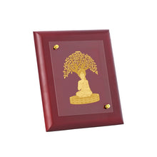Load image into Gallery viewer, Diviniti 24K Gold Plated BUDDHA WITH TREE Wall Hanging for Home| MDF Size 1 Photo Frame For Wall Decoration| Wall Hanging Photo Frame For Home Decor, Living Room, Hall, Guest Room (16 × 13 cm)
