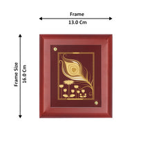 Load image into Gallery viewer, Diviniti 24K Gold Plated PEACOCK FEATHER Wall Hanging for Home| MDF Size 1 Photo Frame For Wall Decoration| Wall Hanging Photo Frame For Home Decor, Living Room, Hall, Guest Room (16 × 13 cm)
