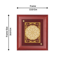 Load image into Gallery viewer, Diviniti 24K Gold Plated FLORAL-3 Wall Hanging for Home| MDF Size 1 Photo Frame For Wall Decoration| Wall Hanging Photo Frame For Home Decor, Living Room, Hall, Guest Room (16 × 13 cm)
