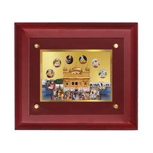 Load image into Gallery viewer, DIVINITI Golden Temple -2 Gold-Plated Wall Photo Frame| MDF 2.5 Wooden Wall Frame with 24K Gold-Plated Foil| Religious Photo Frame Idol For Prayer, Gifts Items (25CMX20CM)
