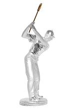 Load image into Gallery viewer, Diviniti Golf Trophy Idol for Events, Tournaments, Championship| 999 Silver Plated Sculpture of Man Golfer| Idol for Winner, Champions and Award Decorations| Trophy For Golf (9.2 X 9 X 26.5 CM)

