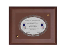 Load image into Gallery viewer, DIVINITI 24K GOLD PLATED MDF FRAME CERTIFICATE OF APPRECIATION

