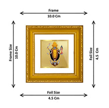Load image into Gallery viewer, DIVINITI 24K Gold Plated Maa Kali Photo Frame For Decor, Table, Puja, Festive Gift (10 X 10 CM)
