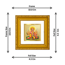 Load image into Gallery viewer, DIVINITI 24K Gold Plated Panchmukhi Hanuman Photo Frame For Living Room, Puja, Gift (10 X 10 CM)
