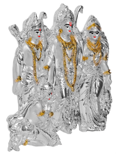 Load image into Gallery viewer, Diviniti Ram Darbar Idol for Home Decor| 999 Silver Plated Sculpture of Ram Darbar| Idol for Home, Office, Temple &amp; Table Decoration| Religious Idol For Prayer, Gift
