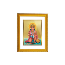 Load image into Gallery viewer, Diviniti 24K Gold Plated Hanuman Ji Photo Frame For Home Decor, Wall Hanging, Table, Puja Room, Gift (20.8 x 16.7 CM)
