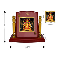 Load image into Gallery viewer, Diviniti 24K Gold Plated Ayyappan Ji For Car Dashboard, Home Decor, Prayer (7 x 9 CM)
