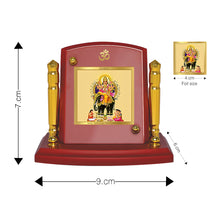 Load image into Gallery viewer, Diviniti 24K Gold Plated Vishwakarma Ji For Car Dashboard, Home Decor, Table, Prayer (7 x 9 CM)
