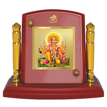 Load image into Gallery viewer, Diviniti 24K Gold Plated Panchmukhi Hanuman For Car Dashboard, Home Decor, Table, Puja (7 x 9 CM)
