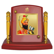 Load image into Gallery viewer, Diviniti 24K Gold Plated Guru Gobind Singh For Car Dashboard, Home Decor &amp; Table (7 x 9 CM)
