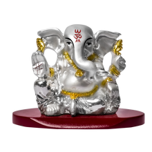 Load image into Gallery viewer, DIVINITI 999 Silver Plated Vinayak Ganesha Idol For Home Decor, Festival Gift, Puja (5 X 7 CM)