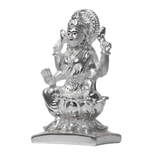 Load image into Gallery viewer, Diviniti Lakshmi Idol for Home Decor| 999 Silver Plated Sculpture of Lakshmi on Square Base| Idol for Home, Office, Temple &amp; Table Decoration| Religious Idol For Prayer, Gift
