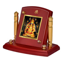 Load image into Gallery viewer, Diviniti 24K Gold Plated Ayyappan Ji For Car Dashboard, Home Decor, Prayer (7 x 9 CM)